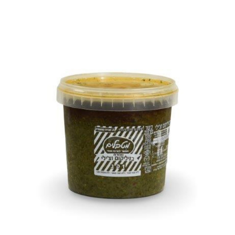 ממרח בזיליקום וצ׳ילי